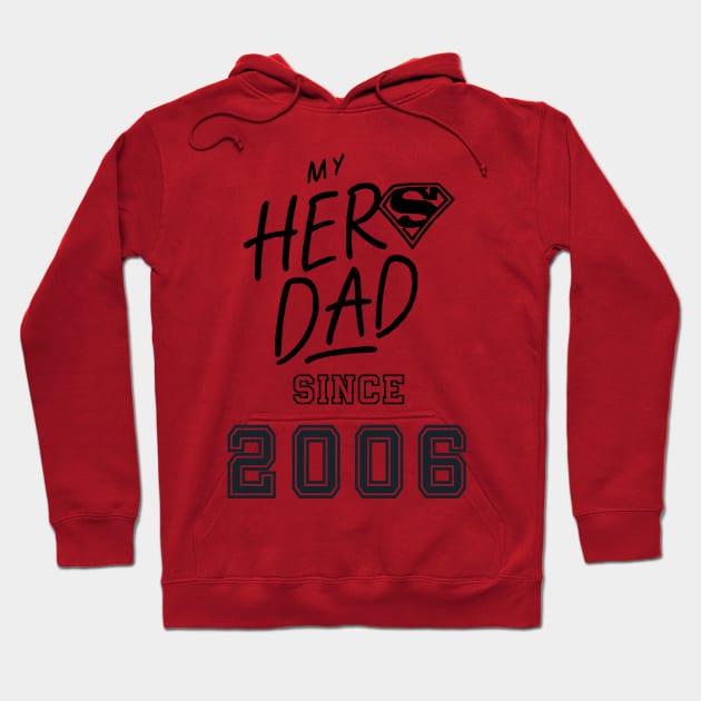 My Hero Dad 2006 Hoodie by DavidBriotArt